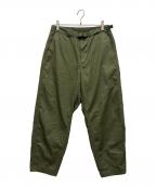 THE NORTH FACE PURPLE LABELノースフェイスパープルレーベル）の古着「Stretch Twill Wide Tapered Pants」｜オリーブ