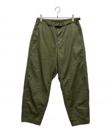 THE NORTH FACE PURPLE LABEL（ノースフェイスパープルレーベル）の古着「Stretch Twill Wide Tapered Pants」｜オリーブ