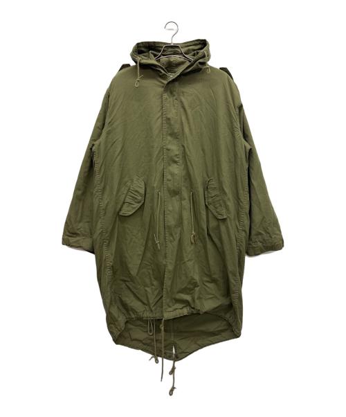 HOUSTON（ヒューストン）HOUSTON (ヒューストン) モッズコート オリーブ サイズ:Mの古着・服飾アイテム