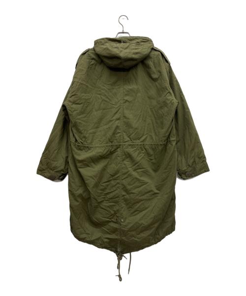 HOUSTON（ヒューストン）HOUSTON (ヒューストン) モッズコート オリーブ サイズ:Mの古着・服飾アイテム