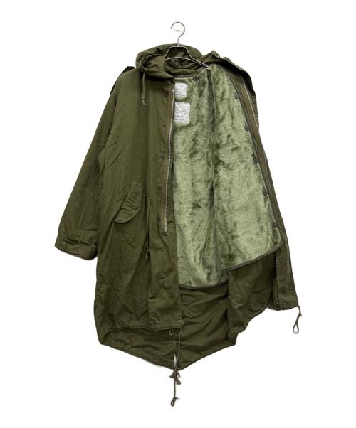 HOUSTON（ヒューストン）HOUSTON (ヒューストン) モッズコート オリーブ サイズ:Mの古着・服飾アイテム