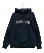 SUPREMEシュプリーム）の古着「プルオーバーパーカー」｜ブラック