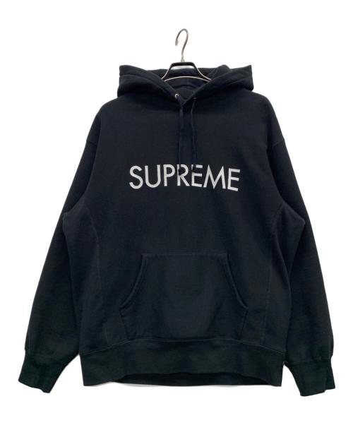 SUPREME（シュプリーム）SUPREME (シュプリーム) プルオーバーパーカー ブラック サイズ:Lの古着・服飾アイテム