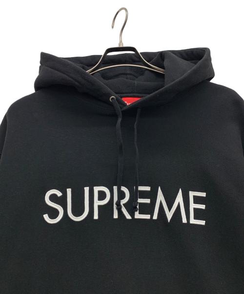 SUPREME（シュプリーム）SUPREME (シュプリーム) プルオーバーパーカー ブラック サイズ:Lの古着・服飾アイテム