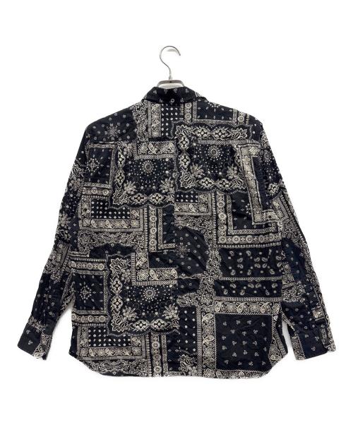 SOPHNET.（ソフネット）SOPHNET. (ソフネット) シャツ ブラック×ベージュ サイズ:Mの古着・服飾アイテム