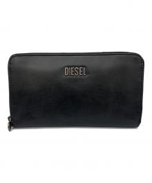 DIESEL（ディーゼル）の古着「ラウンドファスナー財布」｜ブラック