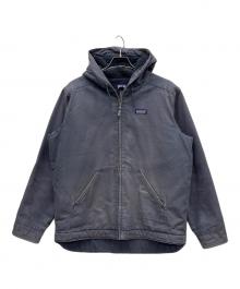 Patagonia（パタゴニア）の古着「ラインド・キャンバス・フーディ」｜ネイビー