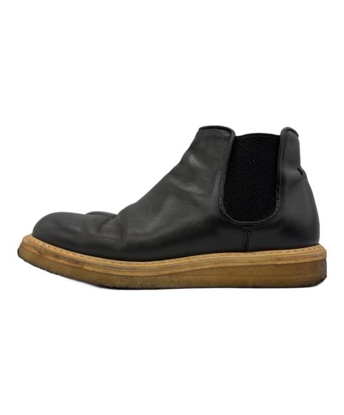 RAF ROVERI BOLOGNA（ラフ ロヴェリ ボローニャ）RAF ROVERI BOLOGNA (ラフ ロヴェリ ボローニャ) サイドゴアブーツ ブラック サイズ:38の古着・服飾アイテム