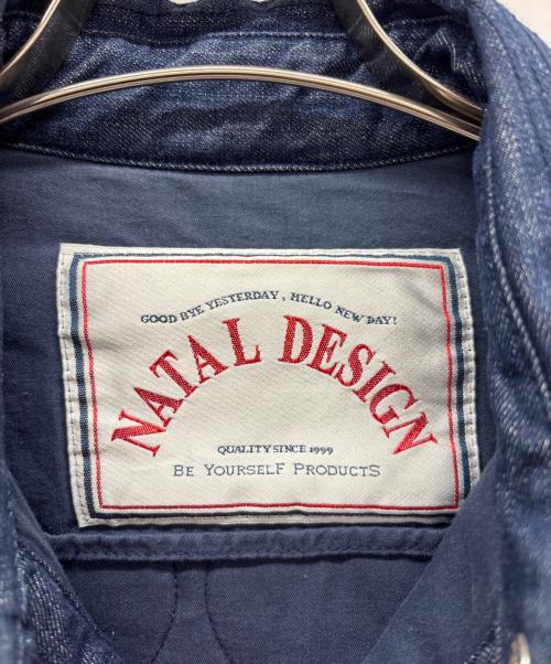 NATAL DESIGN（ネイタルデザイン）NATAL DESIGN (ネイタルデザイン) デニムキルティングジャケット ネイビー サイズ:XSの古着・服飾アイテム