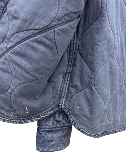 NATAL DESIGN（ネイタルデザイン）NATAL DESIGN (ネイタルデザイン) デニムキルティングジャケット ネイビー サイズ:XSの古着・服飾アイテム