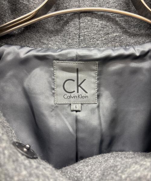Calvin Klein（カルバンクライン）Calvin Klein (カルバンクライン) チェスターコート グレー サイズ:6の古着・服飾アイテム
