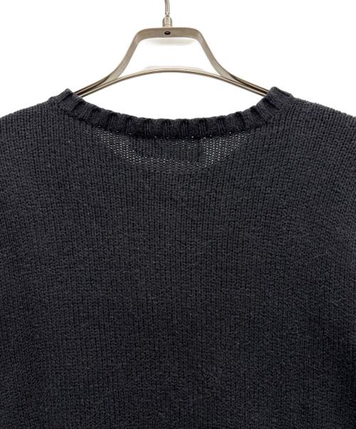 POLO RALPH LAUREN（ポロ・ラルフローレン）POLO RALPH LAUREN (ポロ・ラルフローレン) クルーネックニット ブラック サイズ:Lの古着・服飾アイテム