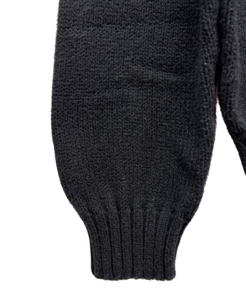 POLO RALPH LAUREN（ポロ・ラルフローレン）POLO RALPH LAUREN (ポロ・ラルフローレン) クルーネックニット ブラック サイズ:Lの古着・服飾アイテム