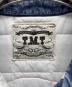 TMT (ティーエムティー) ダメージ加工デニム中綿ジャケット ブルー サイズ:XL：8000円