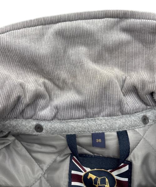 LAVENHAM（ラベンハム）LAVENHAM (ラベンハム) キルティングコート グレー サイズ:36の古着・服飾アイテム