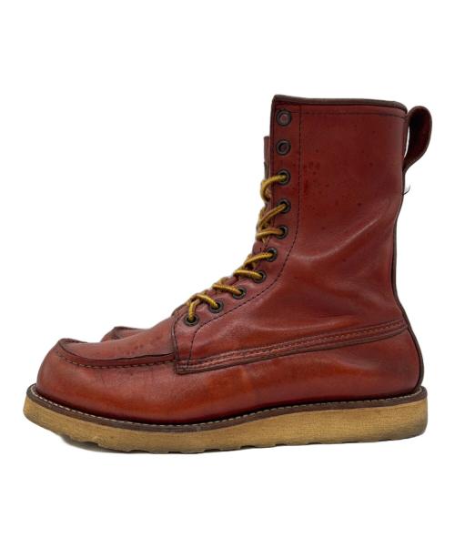 RED WING（レッドウィング）RED WING (レッドウィング) 10ホールレースアップブーツ ブラウン サイズ:US7の古着・服飾アイテム
