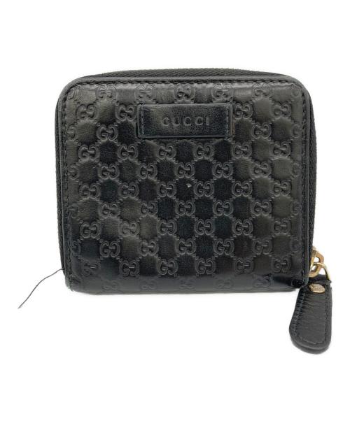 GUCCI（グッチ）GUCCI (グッチ) 2つ折り財布 ブラックの古着・服飾アイテム