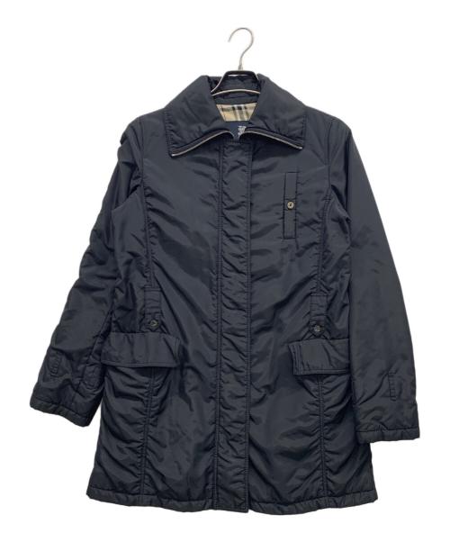 BURBERRY LONDON（バーバリーロンドン）BURBERRY LONDON (バーバリーロンドン) 中綿コート ネイビー サイズ:40の古着・服飾アイテム