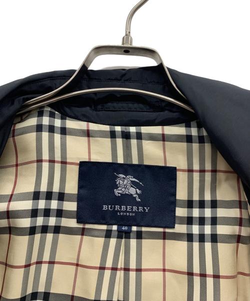 BURBERRY LONDON（バーバリーロンドン）BURBERRY LONDON (バーバリーロンドン) 中綿コート ネイビー サイズ:40の古着・服飾アイテム