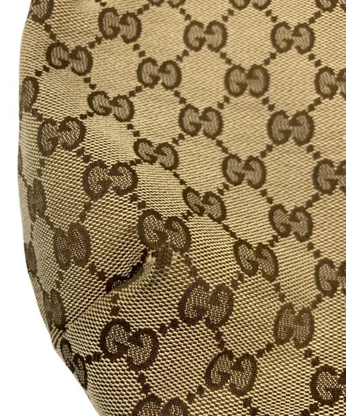 GUCCI（グッチ）GUCCI (グッチ) GGキャンバスショルダーバッグ ブラウンの古着・服飾アイテム