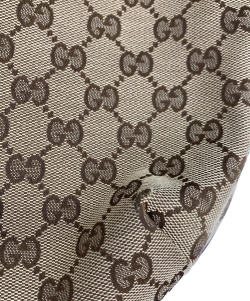 GUCCI（グッチ）GUCCI (グッチ) GGキャンバスショルダーバッグ ブラウンの古着・服飾アイテム