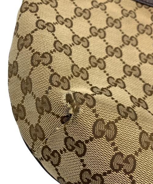 GUCCI（グッチ）GUCCI (グッチ) GGキャンバスショルダーバッグ ブラウンの古着・服飾アイテム