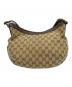GUCCI (グッチ) GGキャンバスショルダーバッグ ブラウン：15000円