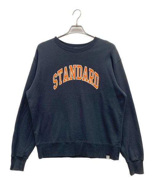 STANDARD CALIFORNIA（スタンダードカリフォルニア）STANDARD CALIFORNIA (スタンダードカリフォルニア) ヘビーウェイトピマロゴスウェット ブラック サイズ:Mの古着・服飾アイテム