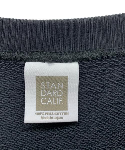 STANDARD CALIFORNIA（スタンダードカリフォルニア）STANDARD CALIFORNIA (スタンダードカリフォルニア) ヘビーウェイトピマロゴスウェット ブラック サイズ:Mの古着・服飾アイテム