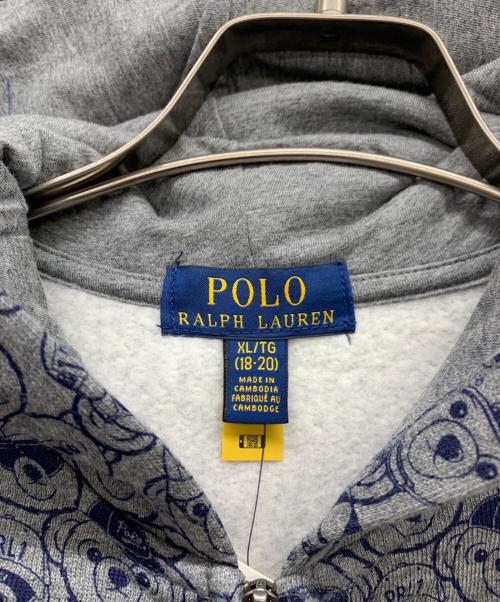 POLO RALPH LAUREN（ポロ・ラルフローレン）POLO RALPH LAUREN (ポロ・ラルフローレン) ジップパーカー グレー サイズ:XL 未使用品の古着・服飾アイテム