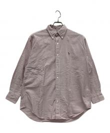 RALPH LAUREN（ラルフローレン）の古着「ボタンダウンシャツ」｜レッド