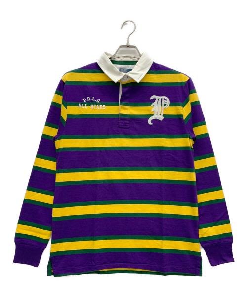 POLO RALPH LAUREN（ポロ・ラルフローレン）POLO RALPH LAUREN (ポロ・ラルフローレン) ラガーシャツ パープル サイズ:XLの古着・服飾アイテム