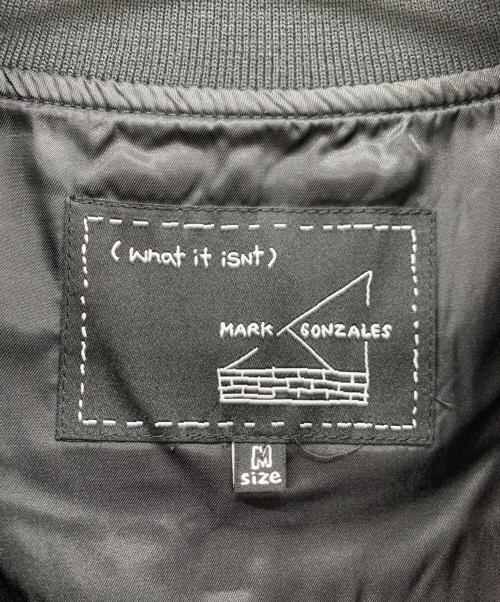 MARK GONZALES（マーク・ゴンザレス）MARK GONZALES (マーク・ゴンザレス) ジップブルゾン ブラック サイズ:Mの古着・服飾アイテム