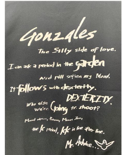 MARK GONZALES（マーク・ゴンザレス）MARK GONZALES (マーク・ゴンザレス) ジップブルゾン ブラック サイズ:Mの古着・服飾アイテム