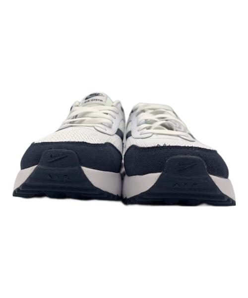 NIKE（ナイキ）NIKE (ナイキ) AIR MAX SYSTM ホワイト×ネイビー サイズ:28.5の古着・服飾アイテム