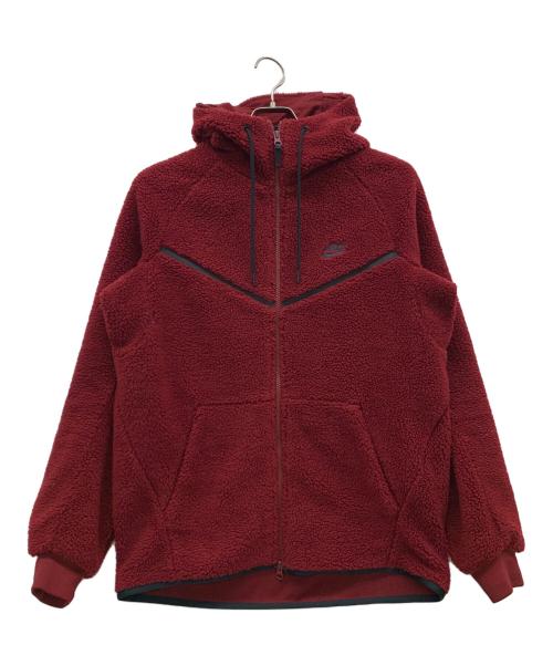 NIKE（ナイキ）NIKE (ナイキ) ウィンドランナーシェルパフリースジャケット レッド サイズ:Lの古着・服飾アイテム