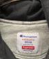 Champion (チャンピオン) SUPREME (シュプリーム) プルオーバーパーカー ブラック サイズ:MEDIUM：9000円