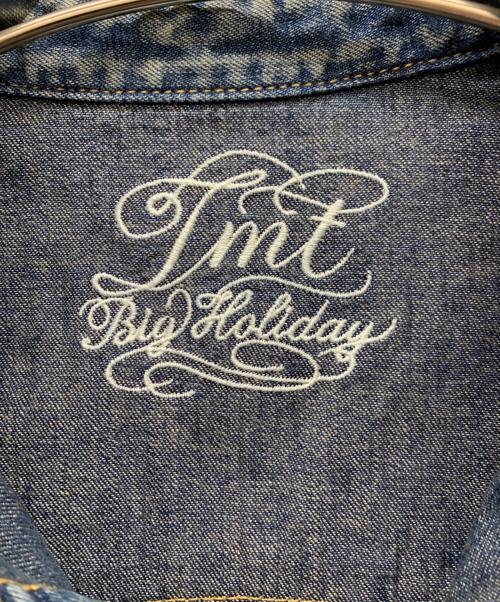 TMT（ティーエムティー）TMT (ティーエムティー) デニムシャツ ブルー サイズ:S 未使用品の古着・服飾アイテム