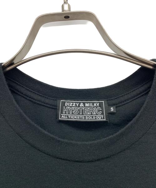 Hysteric Glamour（ヒステリックグラマー）Hysteric Glamour (ヒステリックグラマー) プリントTシャツ ブラック サイズ:Sの古着・服飾アイテム
