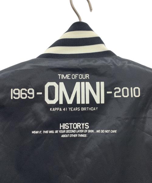 KAPPA（カッパ）KAPPA (カッパ) スタジャン TIME OF OUR 1969 - OMINI - 2010 ブラック サイズ:Lの古着・服飾アイテム