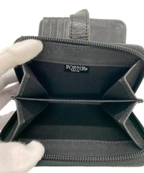 PORTER（ポーター）PORTER (ポーター) 2つ折り財布 ブラックの古着・服飾アイテム