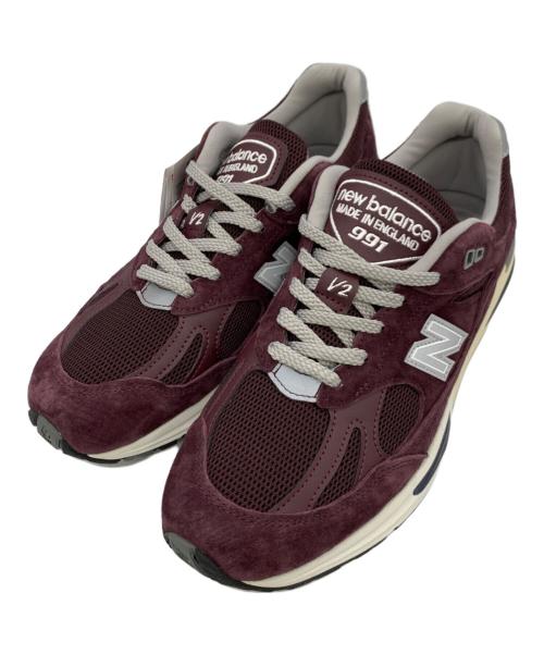 NEW BALANCE（ニューバランス）NEW BALANCE (ニューバランス) U991AU2 ワインレッド サイズ:UK8 未使用品の古着・服飾アイテム