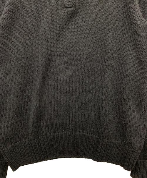 POLO BY RALPH LAUREN（ポロ バイ ラルフローレン）POLO BY RALPH LAUREN (ポロ バイ ラルフローレン) ハーフジップニット ブラック×レッド サイズ:Mの古着・服飾アイテム