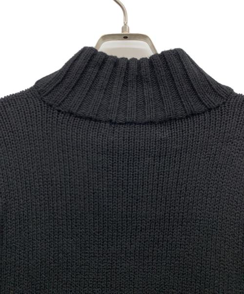 POLO BY RALPH LAUREN（ポロ バイ ラルフローレン）POLO BY RALPH LAUREN (ポロ バイ ラルフローレン) ハーフジップニット ブラック×レッド サイズ:Mの古着・服飾アイテム