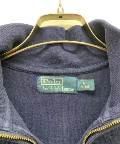 POLO BY RALPH LAUREN（ポロ バイ ラルフローレン）POLO BY RALPH LAUREN (ポロ バイ ラルフローレン) ハーフジップスウェット ブルー サイズ:Mの古着・服飾アイテム