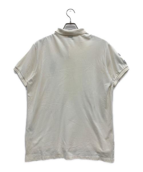 POLO BY RALPH LAUREN（ポロ バイ ラルフローレン）POLO BY RALPH LAUREN (ポロ バイ ラルフローレン) ポロシャツ ホワイト×ブルー サイズ:Lの古着・服飾アイテム