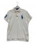 POLO BY RALPH LAUREN（ポロ バイ ラルフローレン）の古着「ポロシャツ」｜ホワイト×ブルー