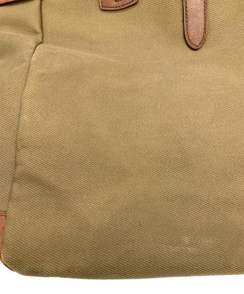 POLO RALPH LAUREN（ポロ・ラルフローレン）POLO RALPH LAUREN (ポロ・ラルフローレン) トートバッグ カーキ×ブラウンの古着・服飾アイテム