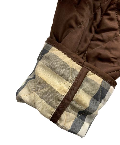 BURBERRY LONDON（バーバリーロンドン）BURBERRY LONDON (バーバリーロンドン) キルティングジャケット ブラウン サイズ:表記無しの古着・服飾アイテム