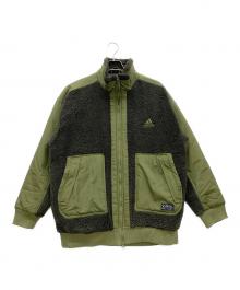 adidas（アディダス）の古着「フリースジャケット」｜オリーブ
